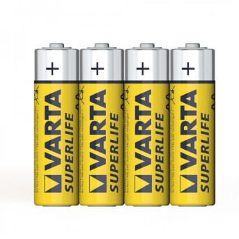 Батарейка VARTA Superlife Mignon 1.5V - R6P/<wbr>AA (4 шт) в пленке(2006) <2006-4> - Metoo (1)