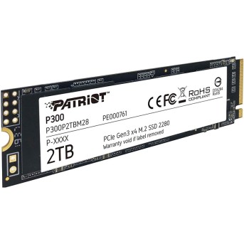 Твердотельный накопитель SSD Patriot Memory P300 P300P2TBM28 2000GB M.2 - Metoo (1)