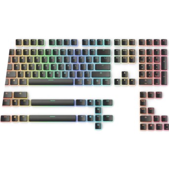 Набор кнопок на клавиатуру Glorious Aura Keycaps V2 Black (GLO-KC-AURA2-B) - Metoo (1)