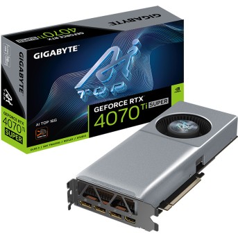 Видеокарта Gigabyte (GV-N407TSAI TOP-16GD) RTX4070Ti SUPER AI TOP 16GB - Metoo (3)