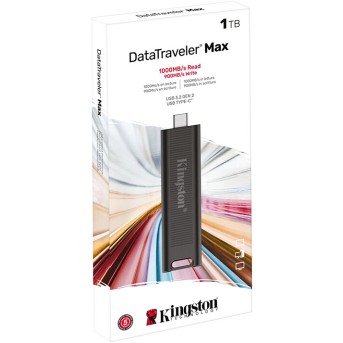 USB-накопитель Kingston DTMAX/<wbr>1TB 1TB Черный - Metoo (3)