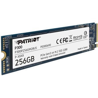 Твердотельный накопитель SSD Patriot P300 256GB M.2 NVMe PCIe 3.0x4 - Metoo (1)
