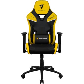 Игровое компьютерное кресло ThunderX3 TC5-Bumblebee Yellow - Metoo (2)