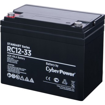 Аккумуляторная батарея CyberPower RC12-33 12В 33 Ач - Metoo (1)