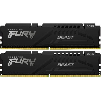 Комплект модулей памяти Kingston FURY Beast KF556C36BBEK2-32 DDR5 32GB (Kit 2x16GB) 5600MHz - Metoo (1)
