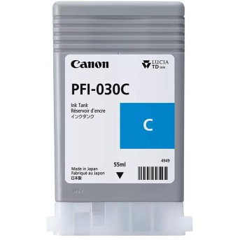 Чернила пигментные Canon Pigment Ink PFI-030 Cyan (для TM240/<wbr>TM340) - Metoo (1)