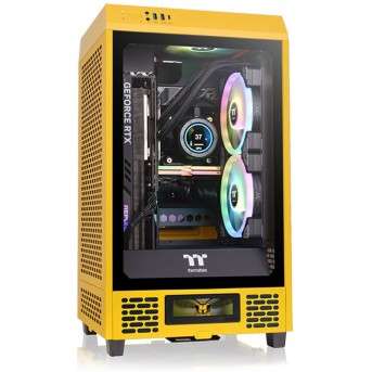 Компьютерный корпус Thermaltake The Tower 200 Bumblebee без Б/<wbr>П - Metoo (1)