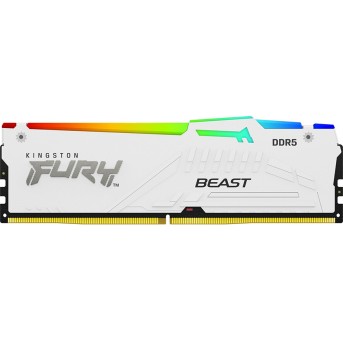 Комплект модулей памяти Kingston FURY Beast White RGB EXPO KF552C36BWEAK2-32 DDR5 32GB (Kit 2x16GB) - Metoo (3)