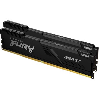 Комплект модулей памяти Kingston FURY Beast KF432C16BBK2/<wbr>16 DDR4 16GB (Kit 2x8GB) 3200MHz - Metoo (1)