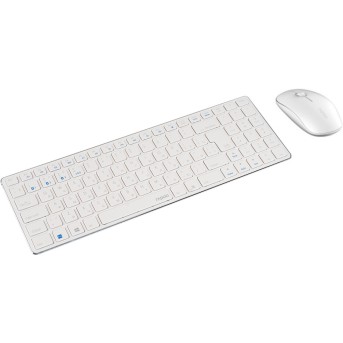 Комплект Клавиатура + Мышь Rapoo 9300M White - Metoo (1)