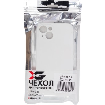Чехол для телефона X-Game XG-HS63 для Iphone 13 Силиконовый Белый - Metoo (3)