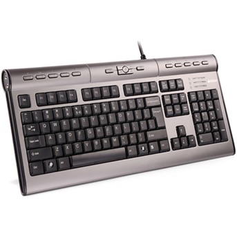 Клавиатура A4Tech KL-7MUU Silver+Grey - Metoo (1)
