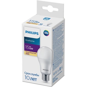 Лампа Philips Ecohome LED Bulb 15W 1350lm E27 830 RCA - Metoo (2)