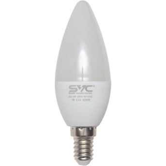 Эл. лампа светодиодная SVC LED C35-7W-E14-4200K, Нейтральный - Metoo (1)