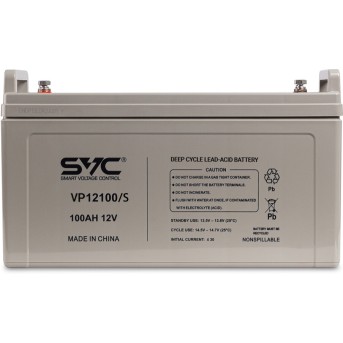 Аккумуляторная батарея SVC VP12100/<wbr>S 12В 100 Ач (407*172*236) - Metoo (2)