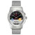 Смарт-часы MyKronoz ZeTime Premium, Regular, Polished Silver/<wbr>Black Carbon Red Stitching - Metoo (2)