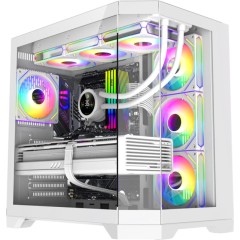 Компьютерный корпус Gamemax Hype-A WH White без Б/<wbr>П