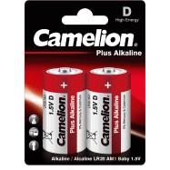 Батарейка CAMELION Plus Alkaline LR20-BP2 2 шт. в блистере