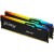 Модуль памяти Kingston FURY Beast Black AMD RGB DDR5 16GB 5200MHz - Metoo (1)