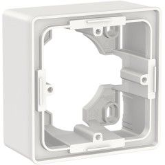 Коробка SE NU800218 Unica New для открытой установки однопостовая белый