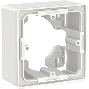 Коробка SE NU800218 Unica New для открытой установки однопостовая белый - Metoo (1)