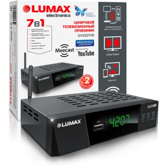 Цифровой телевизионный приемник LUMAX DV4207HD - Metoo (1)