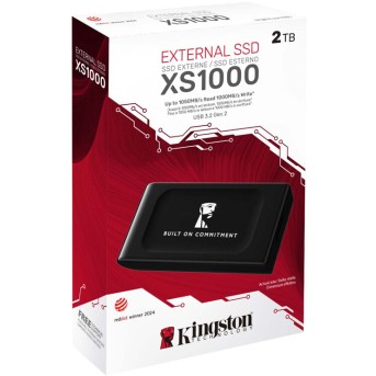 Внешний SSD диск Kingston 2TB XS1000 Темный в Metoo.kz - Metoo (3)
