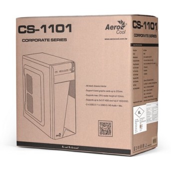 Компьютерный корпус Aerocool CS-1101 без Б/<wbr>П - Metoo (3)