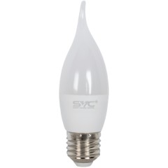 Лампа светодиодная SVC LED CB35-7W-E14-6500K Свеча на ветру Холодный