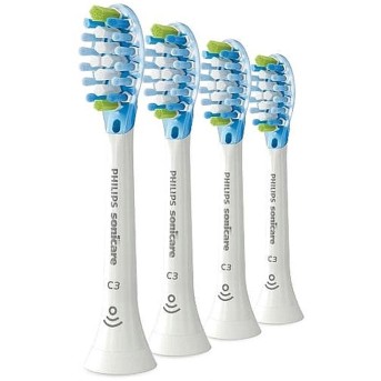 Стандартные насадки для звуковой зубной щетки Philips Sonicare Premium Plaque Defense HX9044/<wbr>17 4шт - Metoo (2)