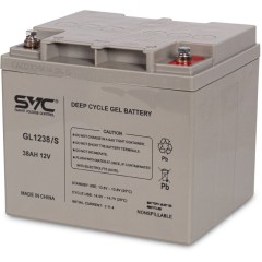 Аккумуляторная батарея SVC GL1238/<wbr>S 12В 38 Ач (197*166*174)
