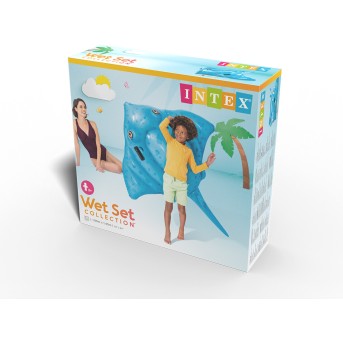Надувная игрушка Intex 57576NP в форме ската для плавания - Metoo (3)