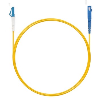 Патч Корд Оптоволоконный SС/<wbr>UPC-LC/<wbr>UPC SM 9/<wbr>125 Simplex 3.0мм 1 м - Metoo (2)