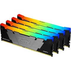 Комплект модулей памяти Kingston FURY Renegade RGB KF436C18RB2AK4/<wbr>128 DDR4 128GB (Kit 4x32GB) 3600