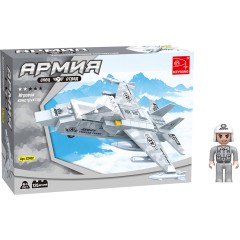 Игровой конструктор Keyixing 22402 АРМИЯ (126 деталей в наборе)
