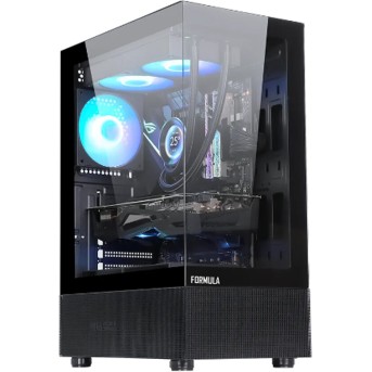 Компьютерный корпус Formula V Crystal Z1 Black без Б/<wbr>П - Metoo (1)