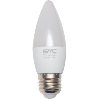 Эл. лампа светодиодная SVC LED C35-7W-E27-6500K, Холодный - Metoo (1)