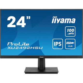 Монитор iiyama ProLite PL2492H XU2492HSU-B6 23,8" в Metoo.kz - Metoo (1)