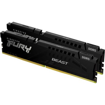 Комплект модулей памяти Kingston FURY Beast KF556C36BBEK2-32 DDR5 32GB (Kit 2x16GB) 5600MHz - Metoo (2)