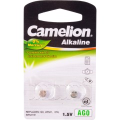 Батарейка CAMELION Alkaline AG0-BP2(0%Hg)