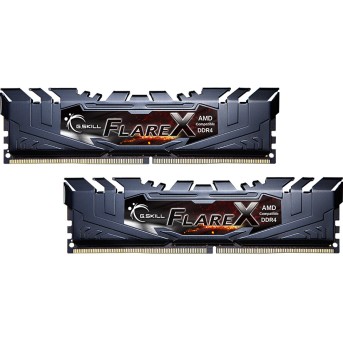Комплект модулей памяти G.SKILL FlareX F4-3200C16D-16GFX DDR4 16GB (Kit 2x8GB) 3200MHz - Metoo (1)