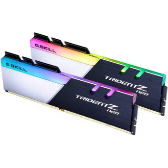 Комплект модулей памяти G.SKILL TridentZ Neo RGB F4-3200C16D-64GTZN DDR4 64GB (Kit 2x32GB) 3200MHz - Metoo (1)