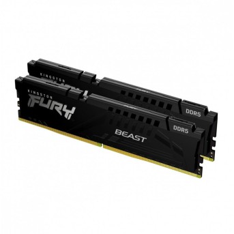 Комплект модулей памяти Kingston FURY Beast KF552C36BBEK2-32 DDR5 32GB (Kit 2x16GB) 5200MHz - Metoo (1)