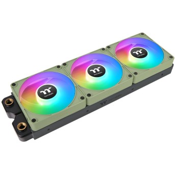 Кулер для компьютерного корпуса Thermaltake CT120 ARGB Sync PC Cooling Fan Matcha Green (3 pack) - Metoo (1)