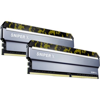 Комплект модулей памяти G.SKILL SniperX F4-3600C19D-16GSXKB DDR4 16GB (Kit 2x8GB) 3600MHz - Metoo (1)