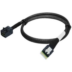 Кабель интерфейсный Slimline SAS x4 to Mini SAS HD Supermicro CBL-SAST-1295-100 95cm 100Ohm