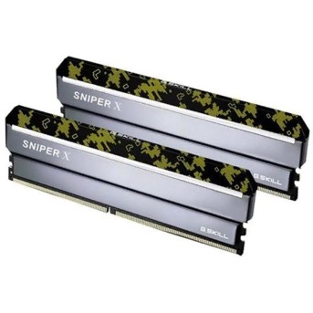 Комплект модулей памяти G.SKILL SniperX F4-3200C16D-16GSXKB DDR4 16GB (Kit 2x8GB) 3200MHz - Metoo (1)