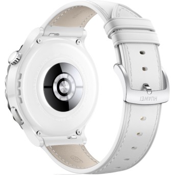 Смарт часы Huawei Watch GT 3 Pro FRG-B19 42mm White Leather Strap - Metoo (3)