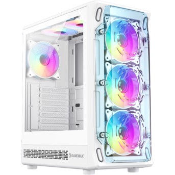 Компьютерный корпус Gamemax Starlight 2 AW White без Б/<wbr>П - Metoo (1)