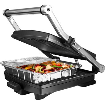 Гриль REDMOND SteakMaster RGM-M800 Черный/<wbr>сталь - Metoo (1)
